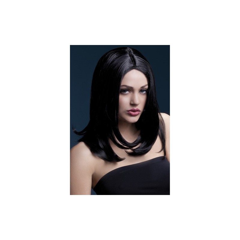 Half Long Wig - Black
