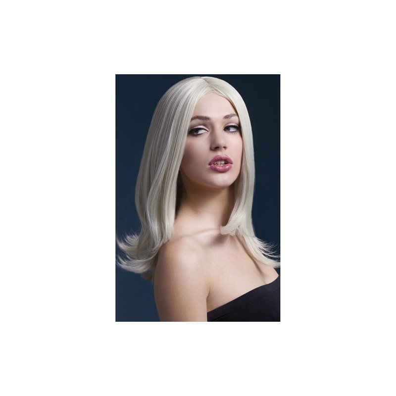 Sophia Wig Blonde Long Layered with Centre Parting