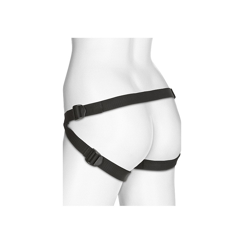 Double Penetration Velvet Harness with 2 Plugs