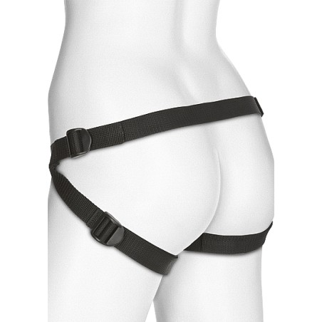 Double Penetration Velvet Harness with 2 Plugs
