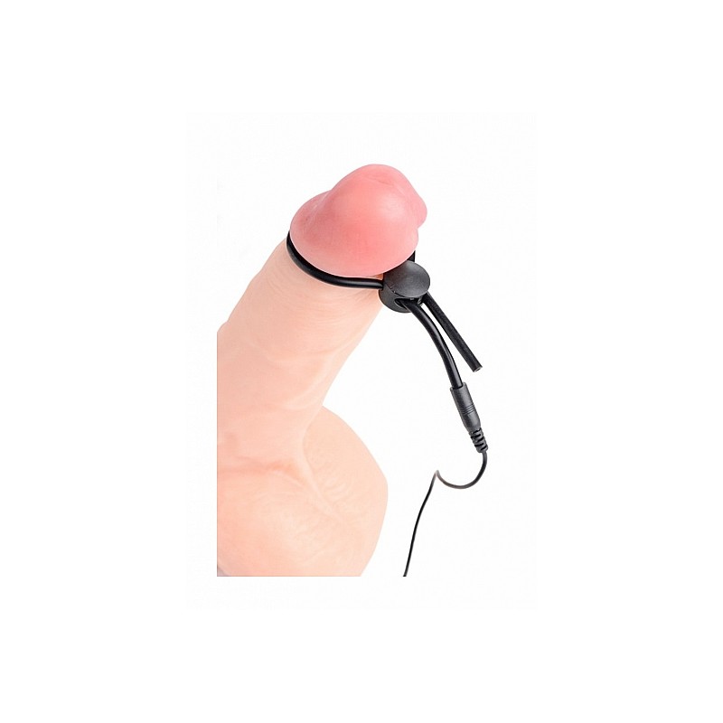 Jolted Cock & Ball Strap with Penis E-Stim