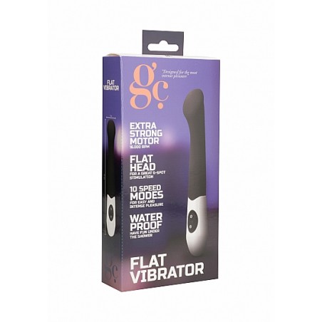 Flat Vibrator - Black