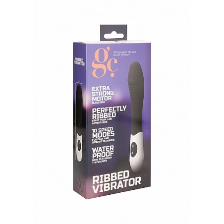 Ribbed Vibrator - Black