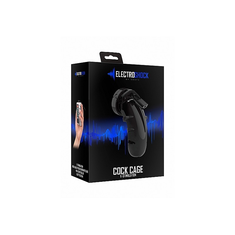 ELECTROSHOCK - E-stim Cockcage - Black