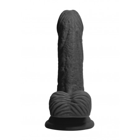 GC - 15cm Curved Realistic Dildo - Black