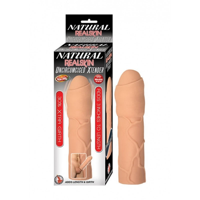 Natural Realskin Uncircumcised Xtender - Flesh