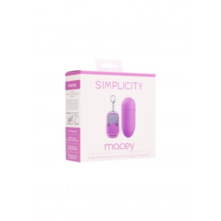 MACEY remote control vibrating egg - Pink