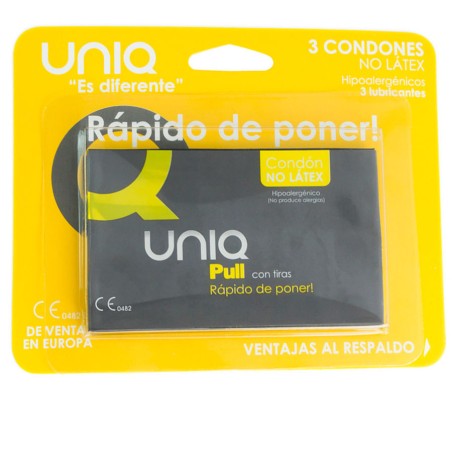 Uniq - Free Latex Condoms, Easy Fit - 3 pcs