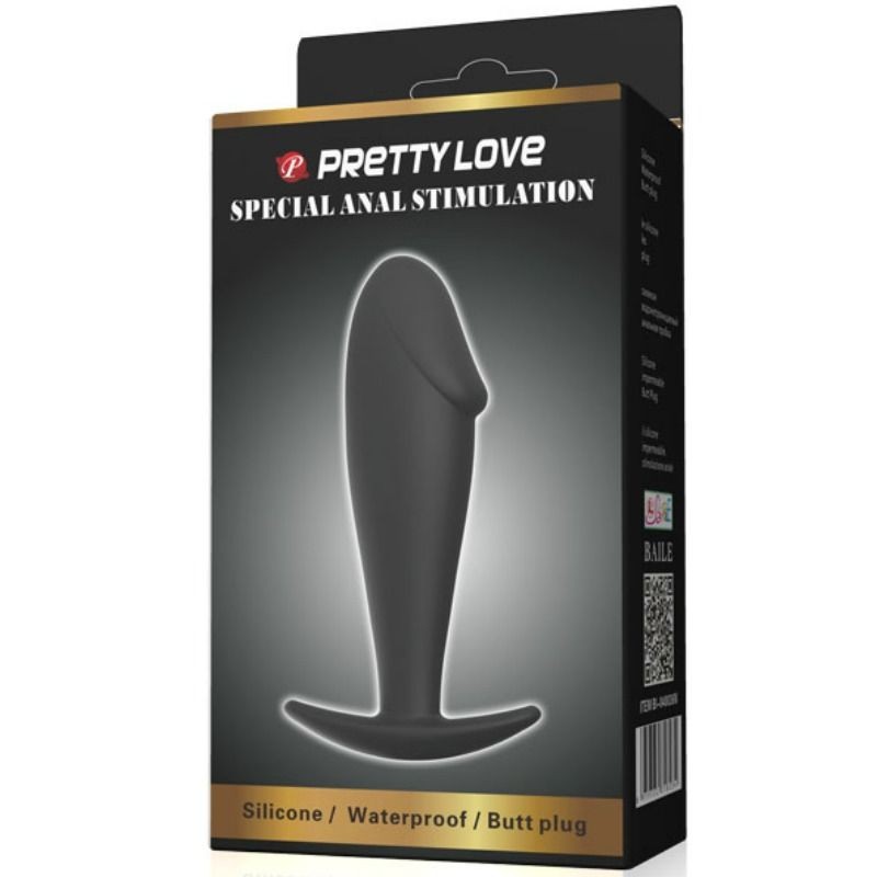 PLB - Silicone Anal Plug - Penis Design