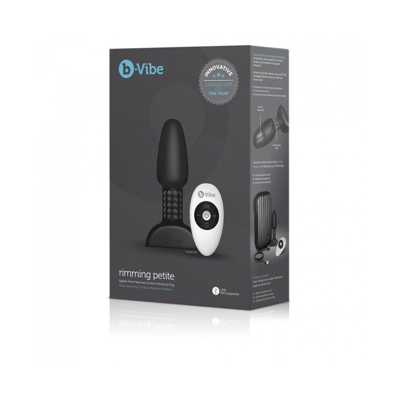 B-Vibe - Rimming Petite Remote Control - Black