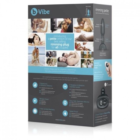 B-Vibe - Rimming Petite Remote Control - Black