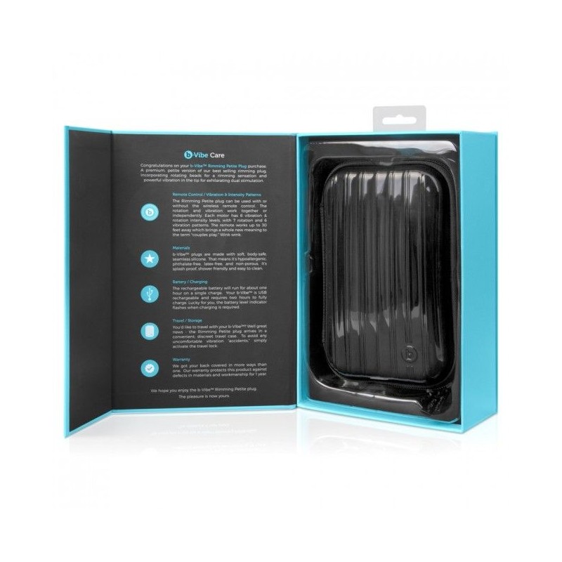 B-Vibe - Rimming Petite Remote Control - Black
