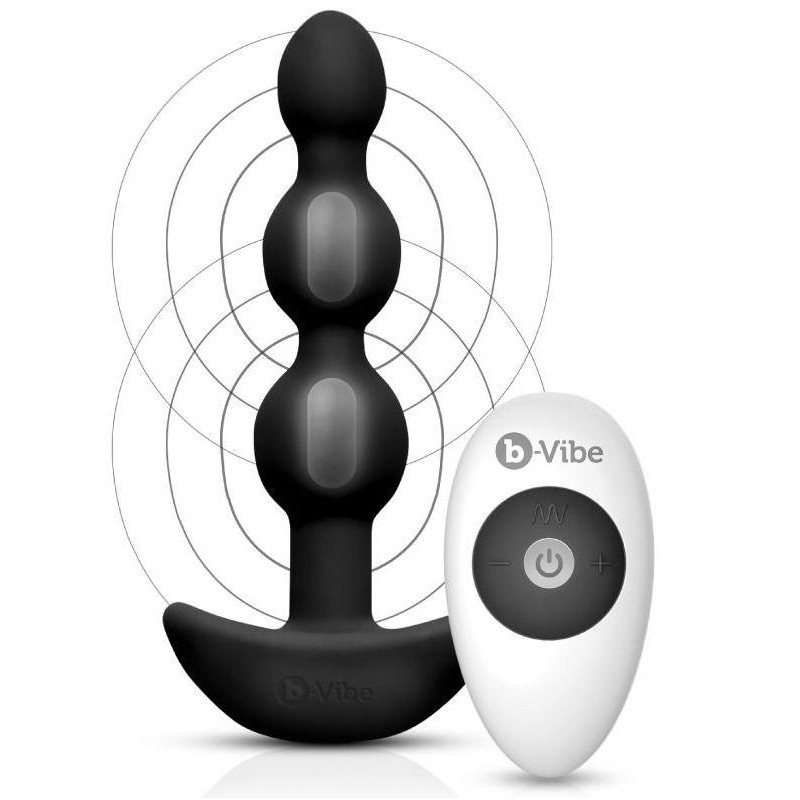 B-Vibe - Triplet Anal Beads - Black