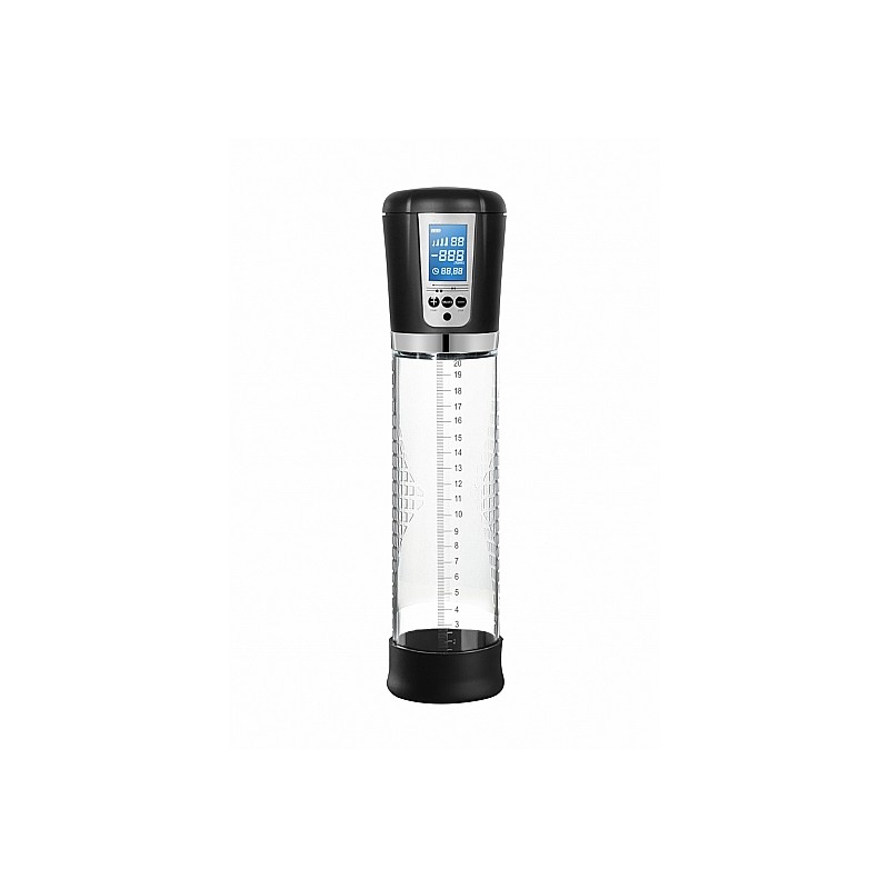 Premium Rechargeable Automatic LCD Pump Transparent