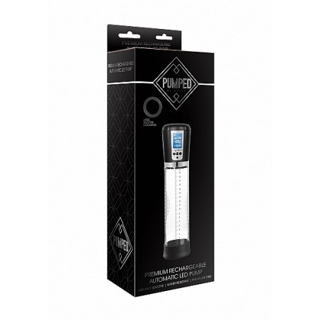 Premium Rechargeable Automatic LCD Pump Transparent