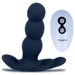 NALONE - PEARL ANAL VIBRATOR WITH REMOTE CONTROL BLACK