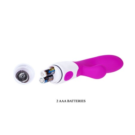 PRETTY LOVE FLIRTATION - ALVIS VIBRATOR WITH CLIT STIMULATION