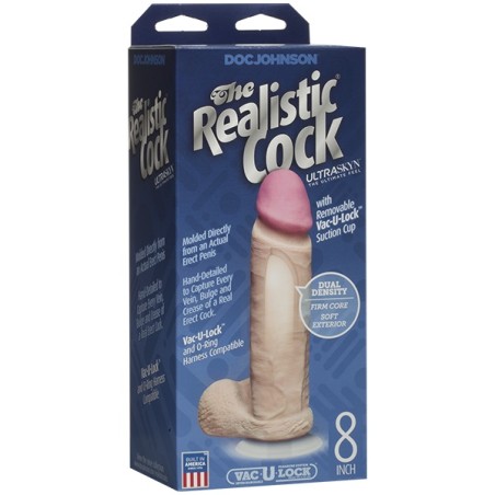 Dock Johnson - Realistic ULTRASKYN COCK - 20cm - Flesh