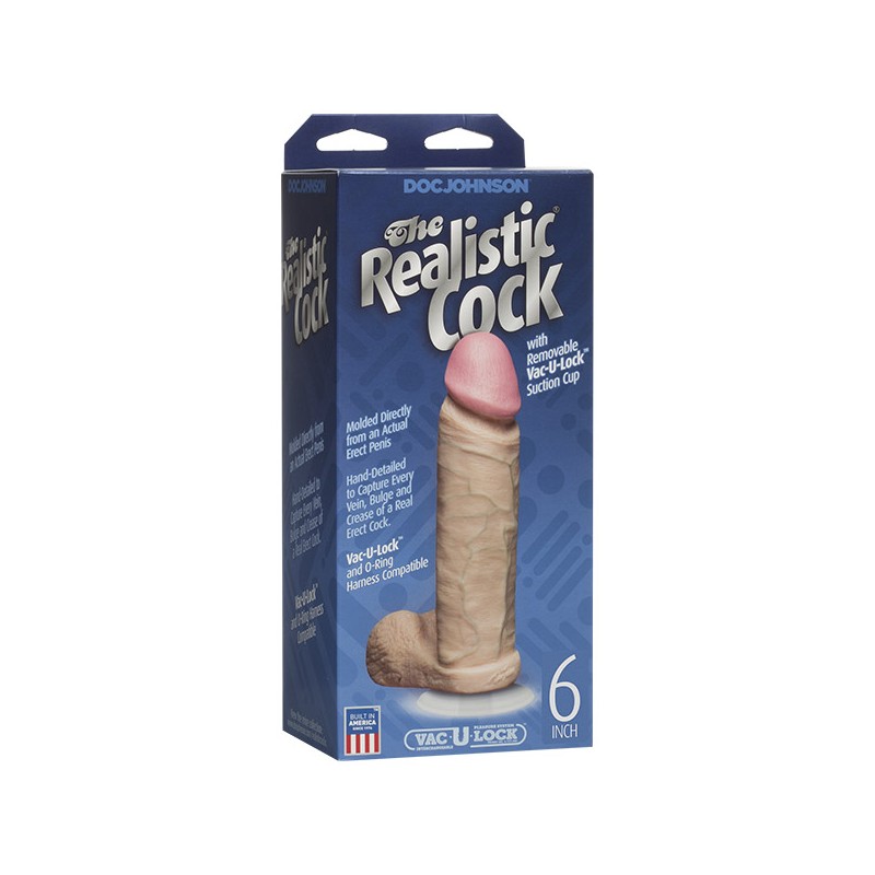 Doc Johnson - The Realistic Cock - 15,5cm - Flesh