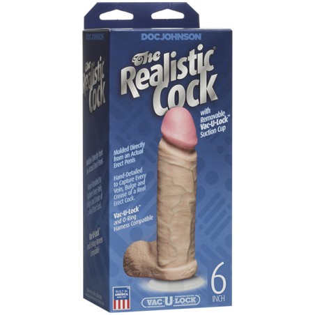 Doc Johnson - The Realistic Cock - 15,5cm - Flesh