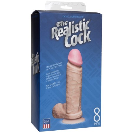 Doc Johnson - The Realistic Cock - 20cm - Flesh