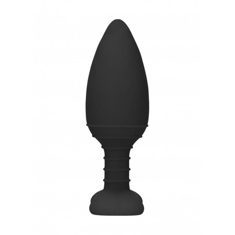 Heating Anal Butt Plug - Glow - Black
