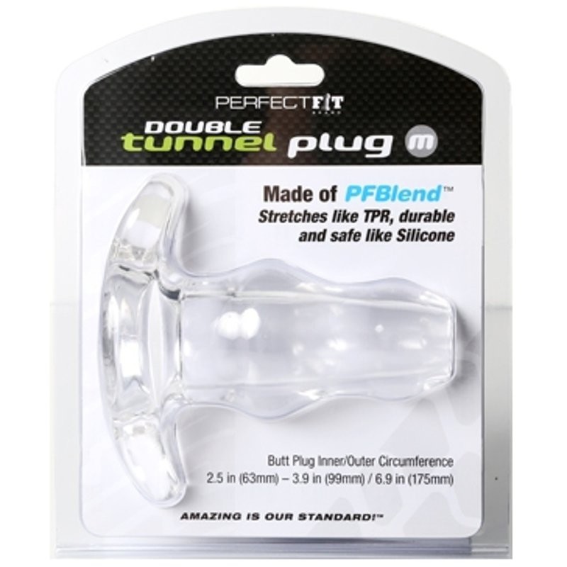 Perfect Fit - Double Tunnel Plug Clear L