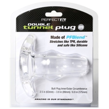 Perfect Fit - Double Tunnel Plug Clear L