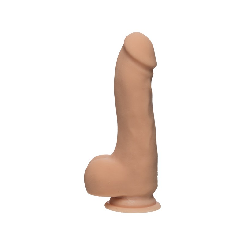 The D - Master D - 19cm with Balls - Ultraskyn - Flesh