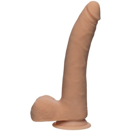 The D - Realistic D - Slim 23cm with Balls - Ultraskyn - Flesh