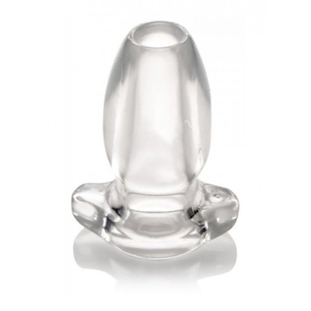 PeepHole Clear Hollow Anal Plug - Transparent