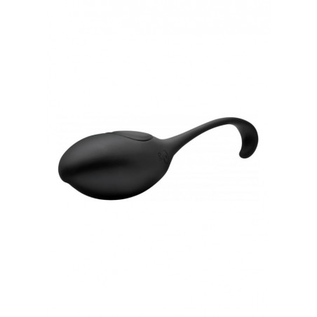 Silicone Vibrating Egg with Remote Control - Black