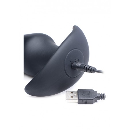Kinetic Thumping 7X Large Anal Plug - Black
