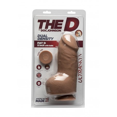 Fat D - 20,3cm with Balls - ULTRASKYN - Caramel