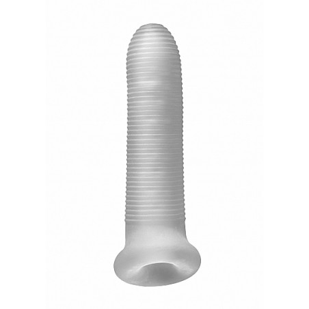 Fat Boy Micro Ribbed Sheath 16,5 cm - clear Fat Boy Micro Ribbed Sheath 16,5 cm - clear