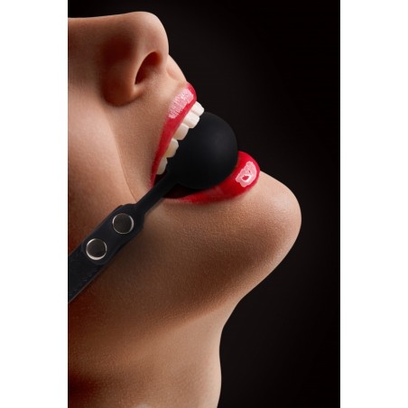 OUCH - Silicone Ball Gag - Black