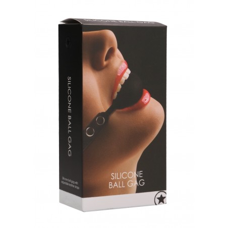 OUCH - Silicone Ball Gag - Black