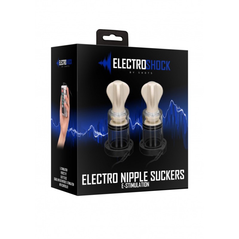 Electro Nipple Suckers - Transparent
