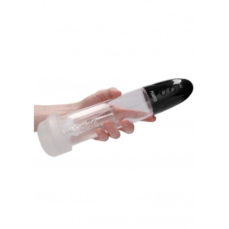 Rechargeable Automatic Cyber Pump with Sleeve - Transparent