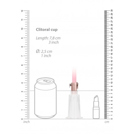 Clitoral & Nipple Pump Set Medium - Rose Gold