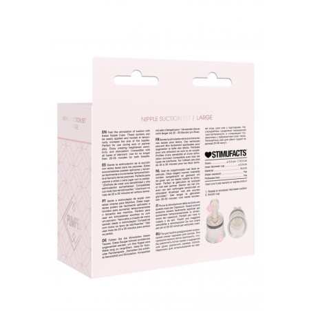 Nipple Suction Set Large - Transparent