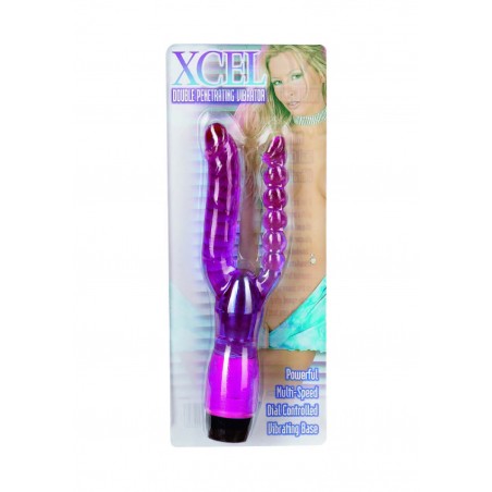 Double Penetrating Vibrator - Purple