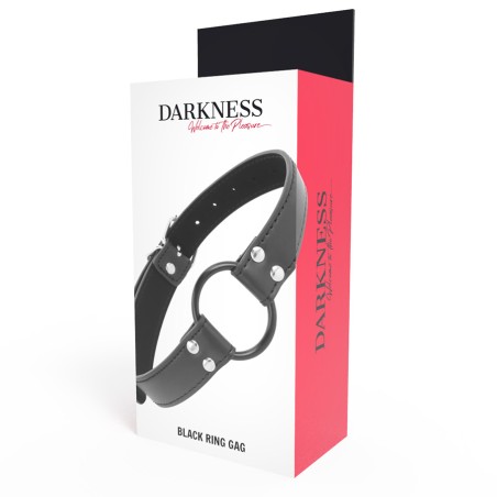 Darkness - Black Gag Ring - 3.6cm