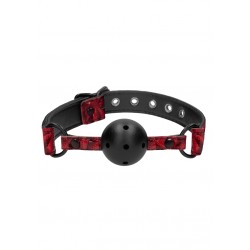 Breathable Luxury Ball Gag - Burgundy