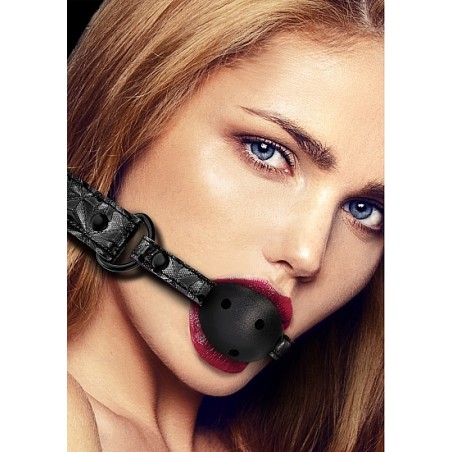 Breathable Luxury Ball Gag - Black