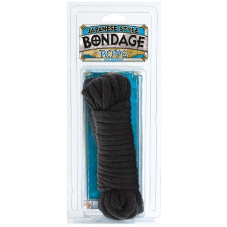 Doc Johnson - Cotton Bondage Rope Japanesse - Style Black