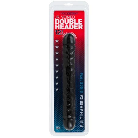 Doc Johnson - JR. VEINED DOUBLE HEADER 30cm - black