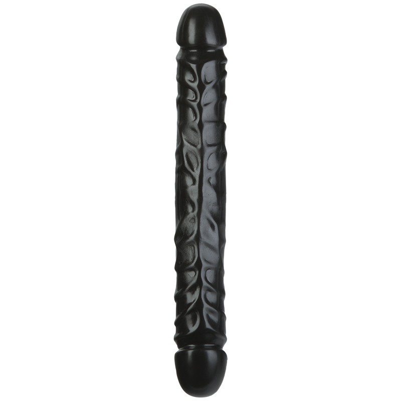 Doc Johnson - JR. VEINED DOUBLE HEADER 30cm - black
