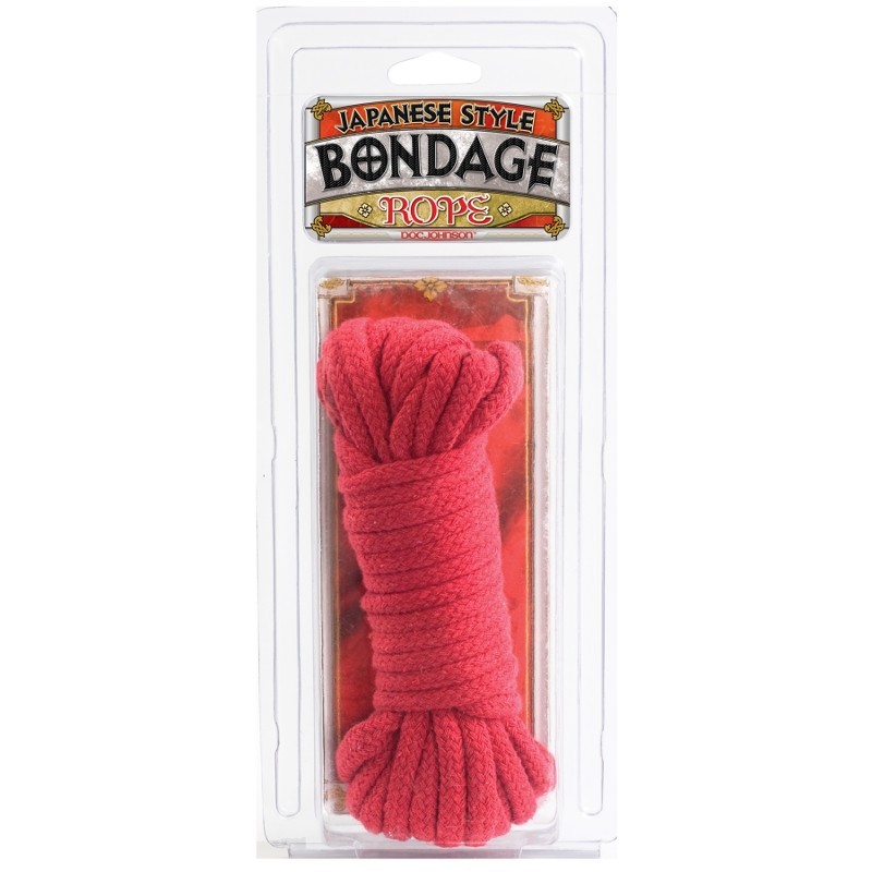 Doc Johnson - BONDAGE ROPE • JAPANESE STYLE - Red