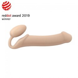 SEMI-REALISTIC BENDABLE STRAP-ON FLESH SIZE XL